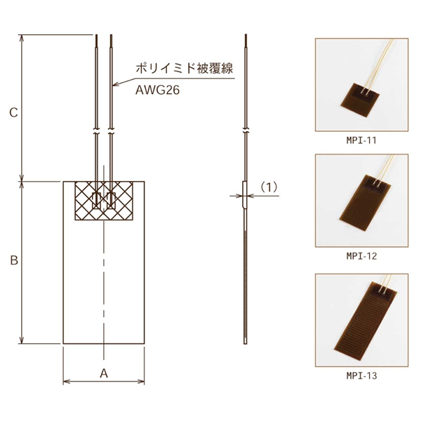 SAKAGUCHI坂口電熱微型電纜空氣加熱器（三管）MCA-1500E