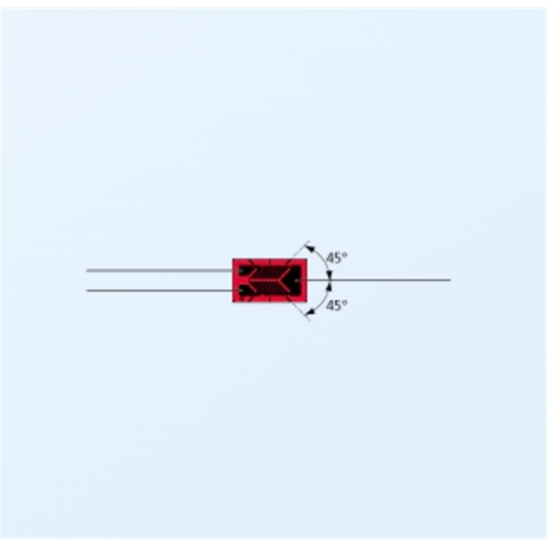 日本KYOWA共和帶保護(hù)殼箔式應(yīng)變片KCH 350Ω3軸重疊配置KCH-5A-3